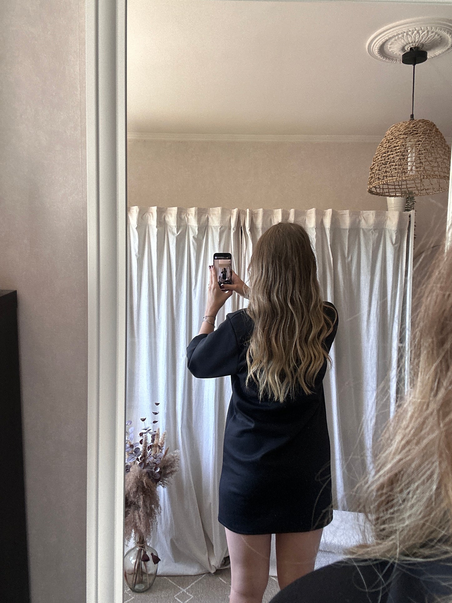 Robe polo noir