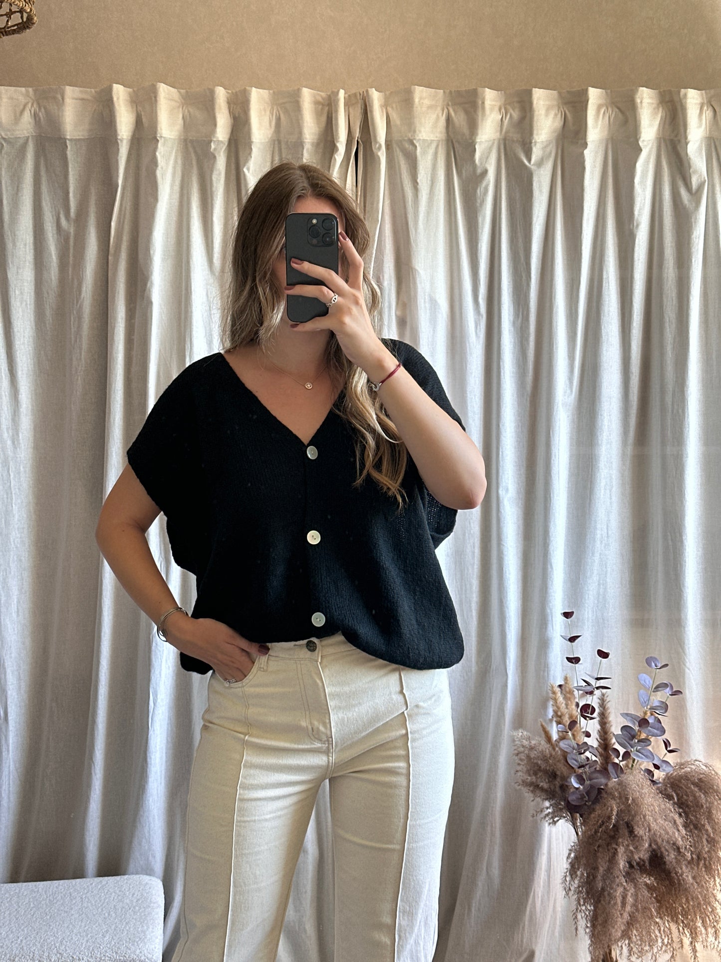 Gilet sans manches noir