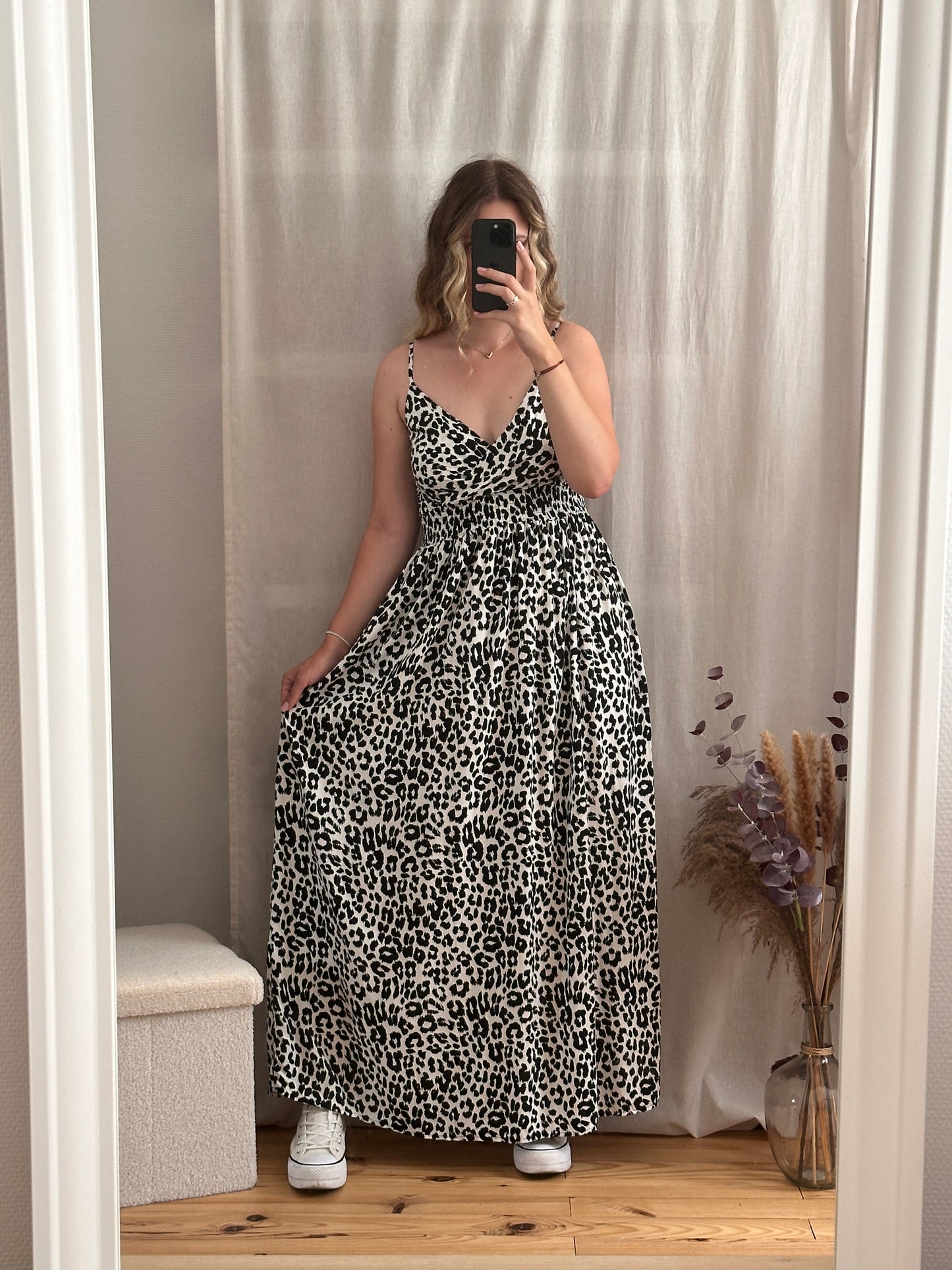 Robe longue léo