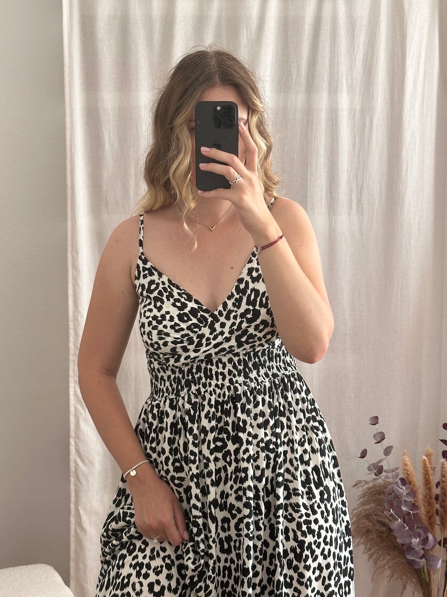 Robe longue léo