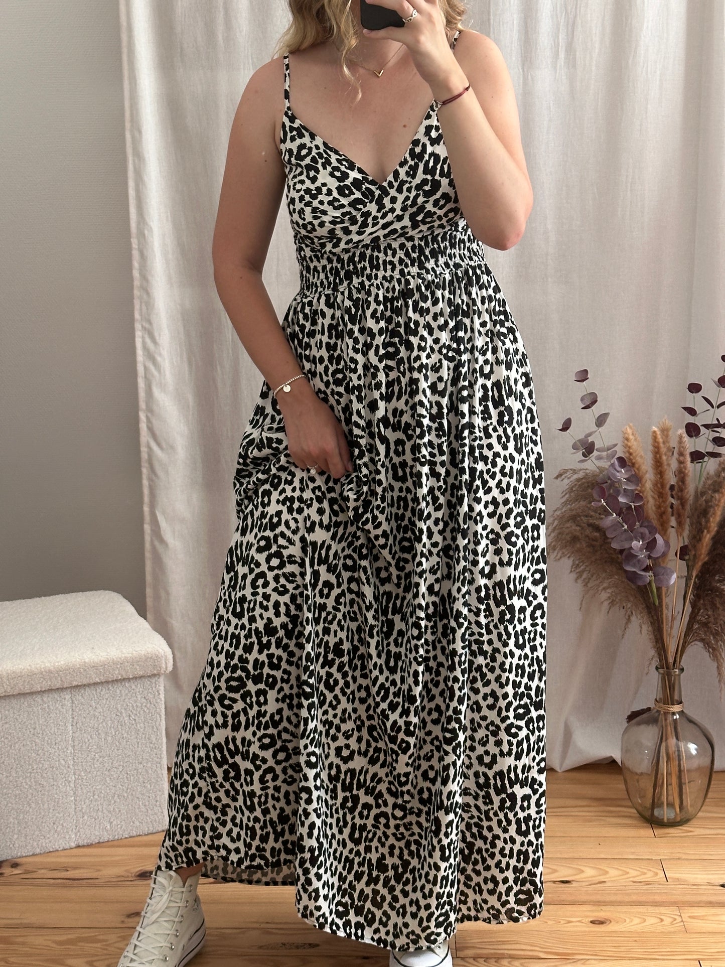 Robe longue léo