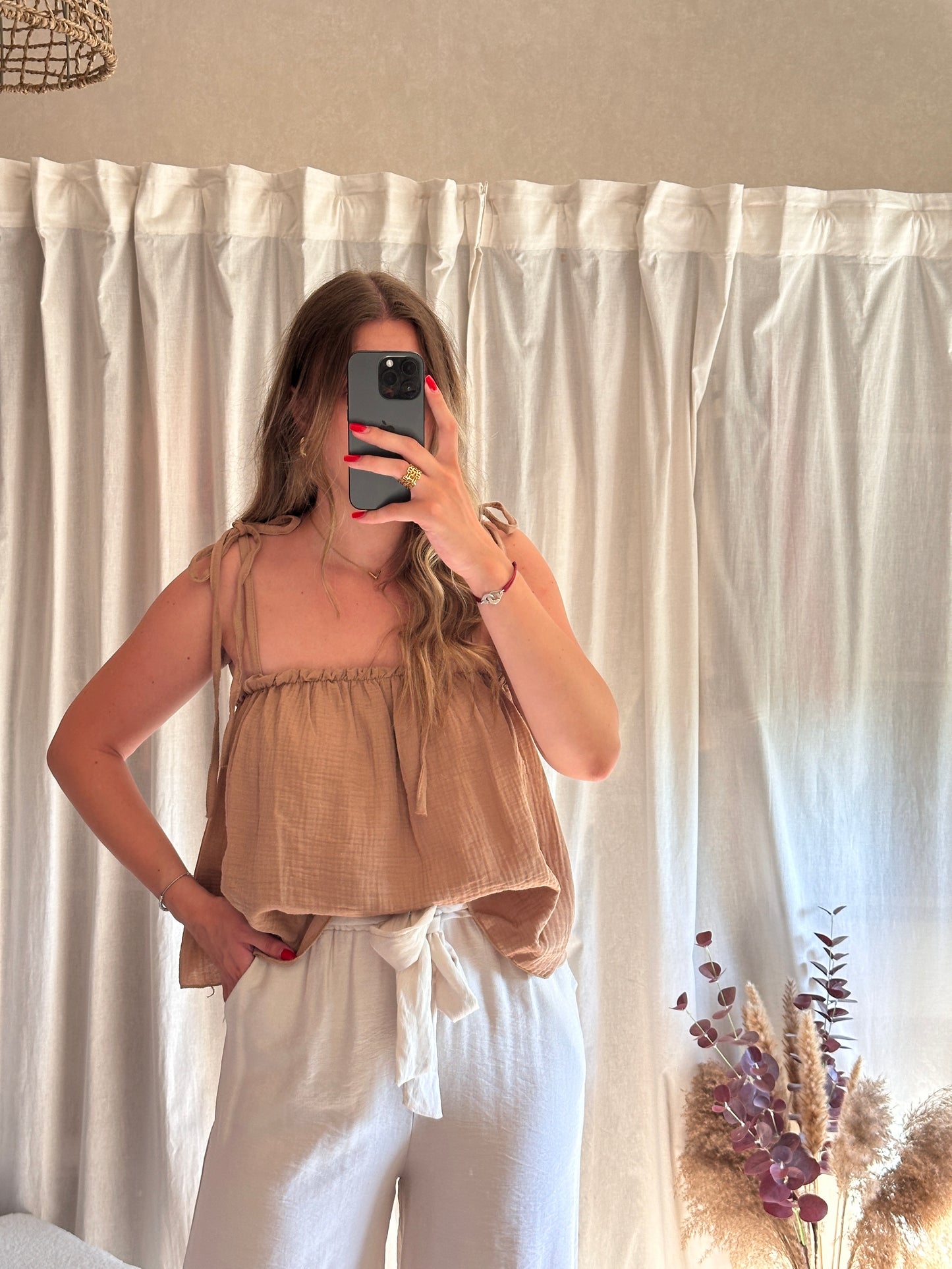 Top camel 100% coton 🇮🇹