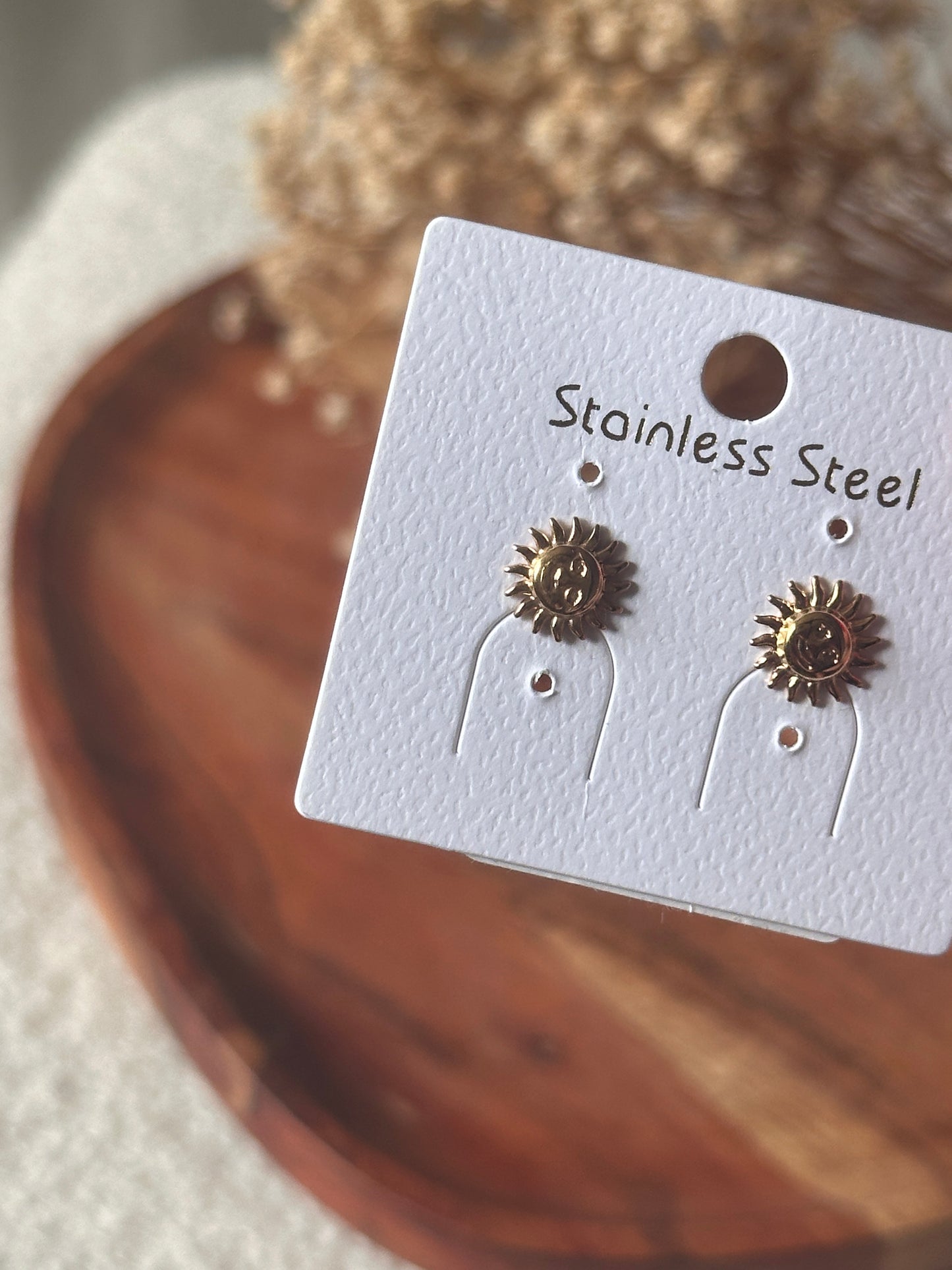 Boucles d'oreilles soleil