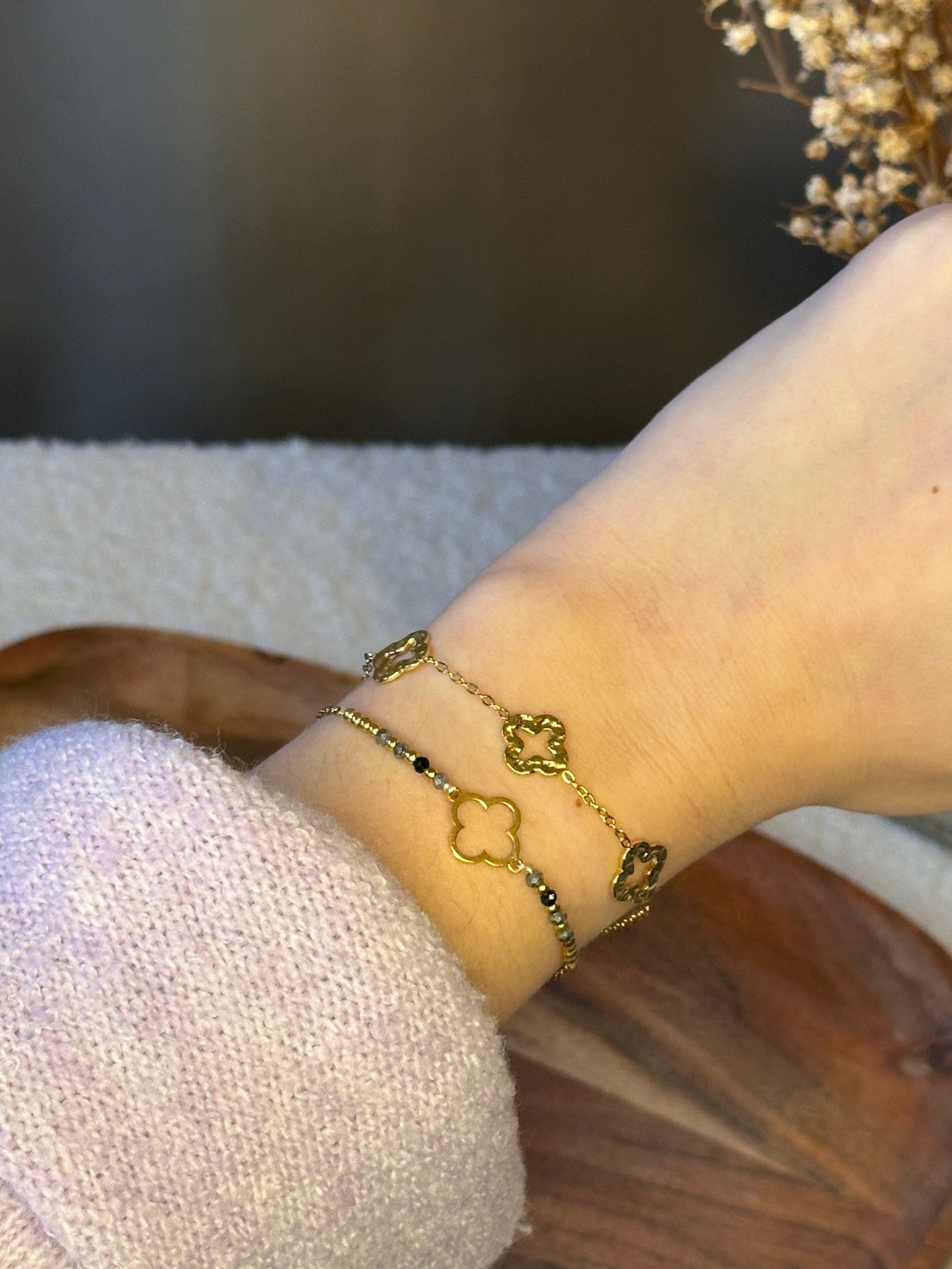 Bracelet trèfle