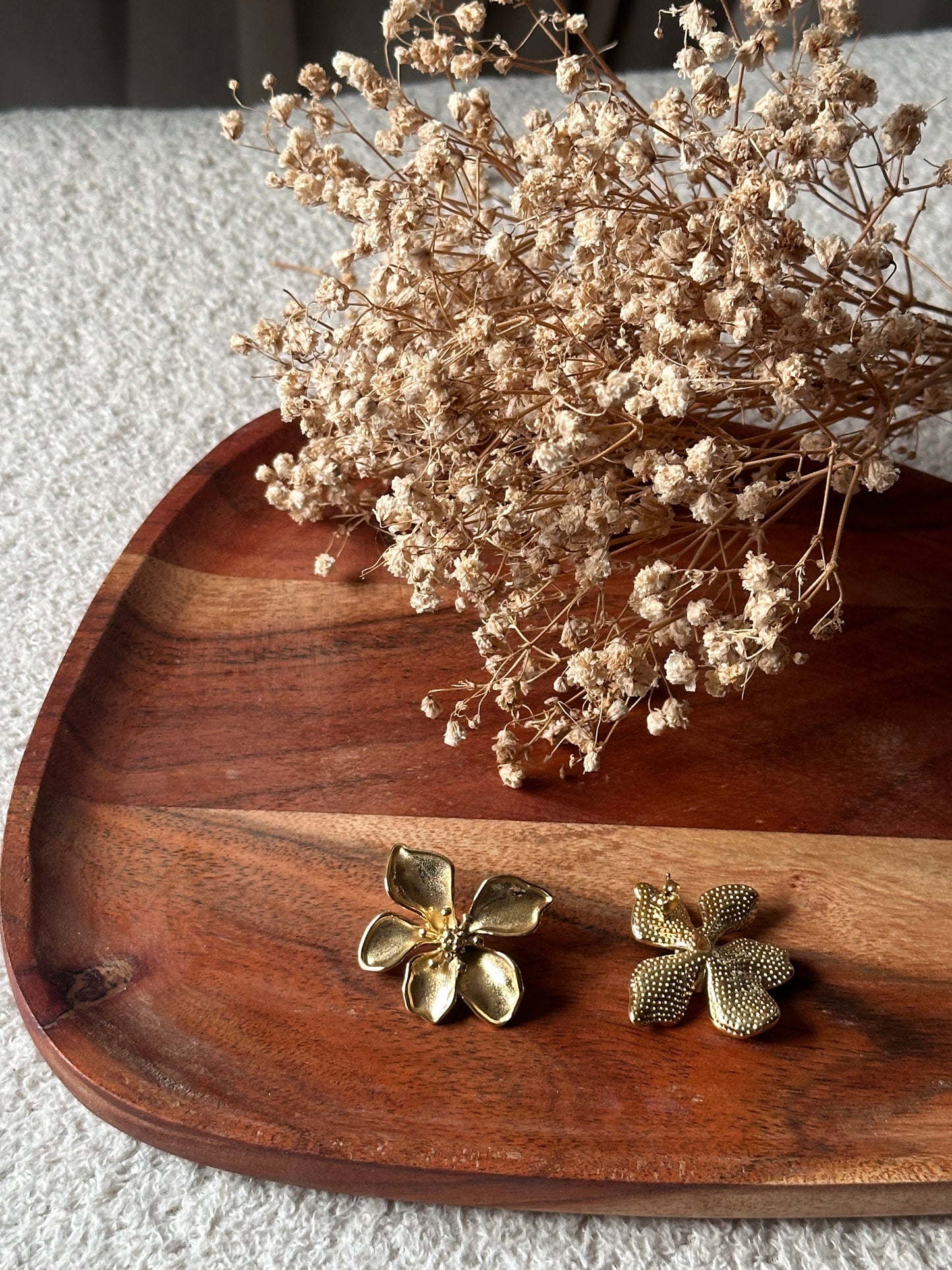 Boucles d'oreilles fleurs