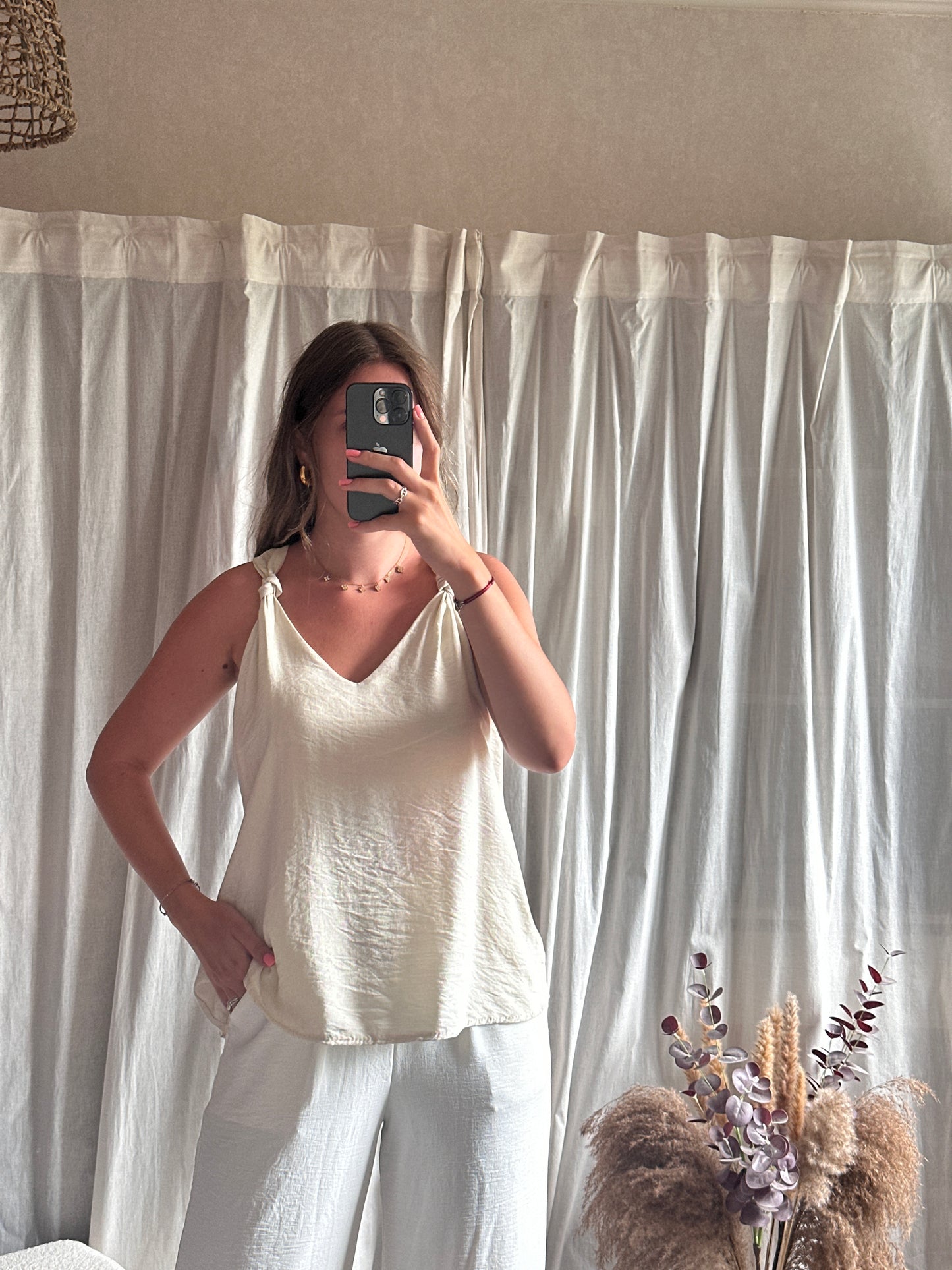 Top noeud beige 🇮🇹