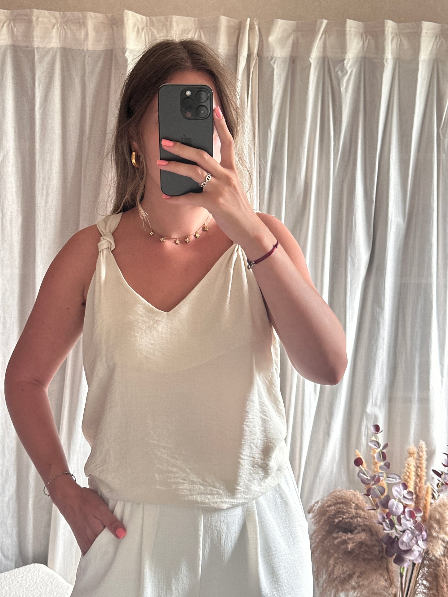 Top noeud beige 🇮🇹
