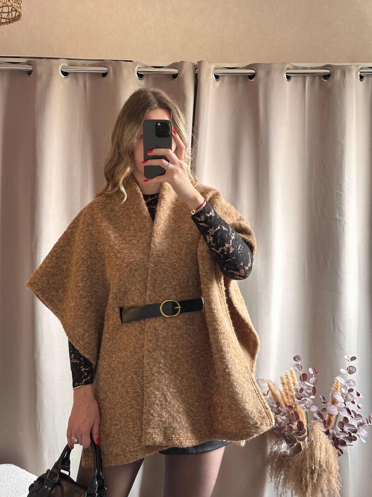 Cape camel taille unique