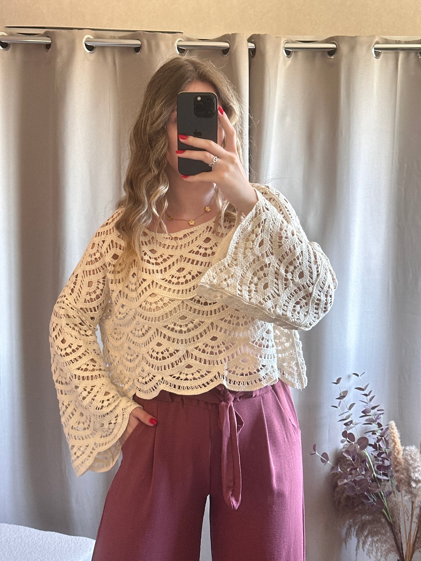 Top en crochet