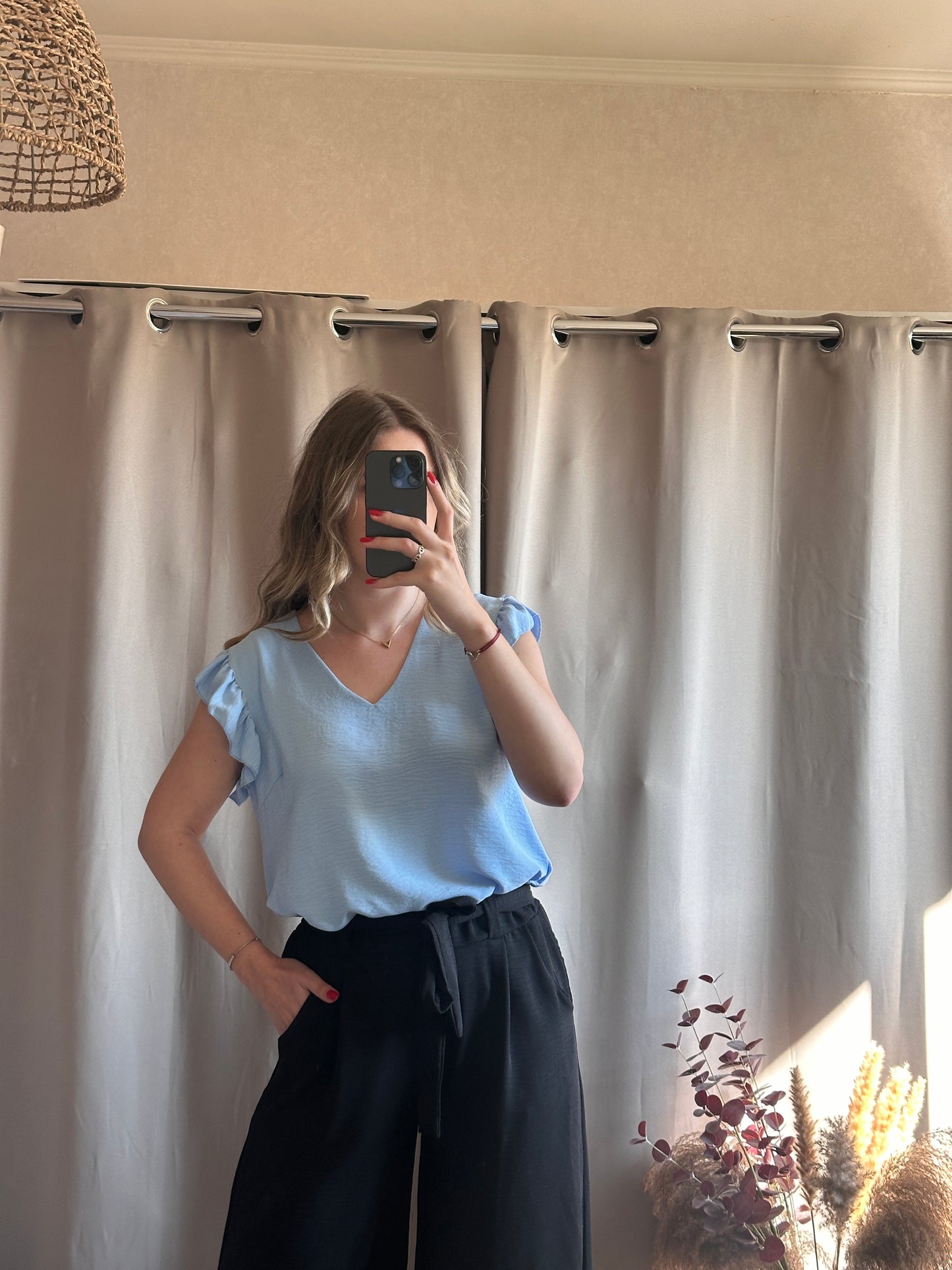Débardeur bleu ciel 🇫🇷