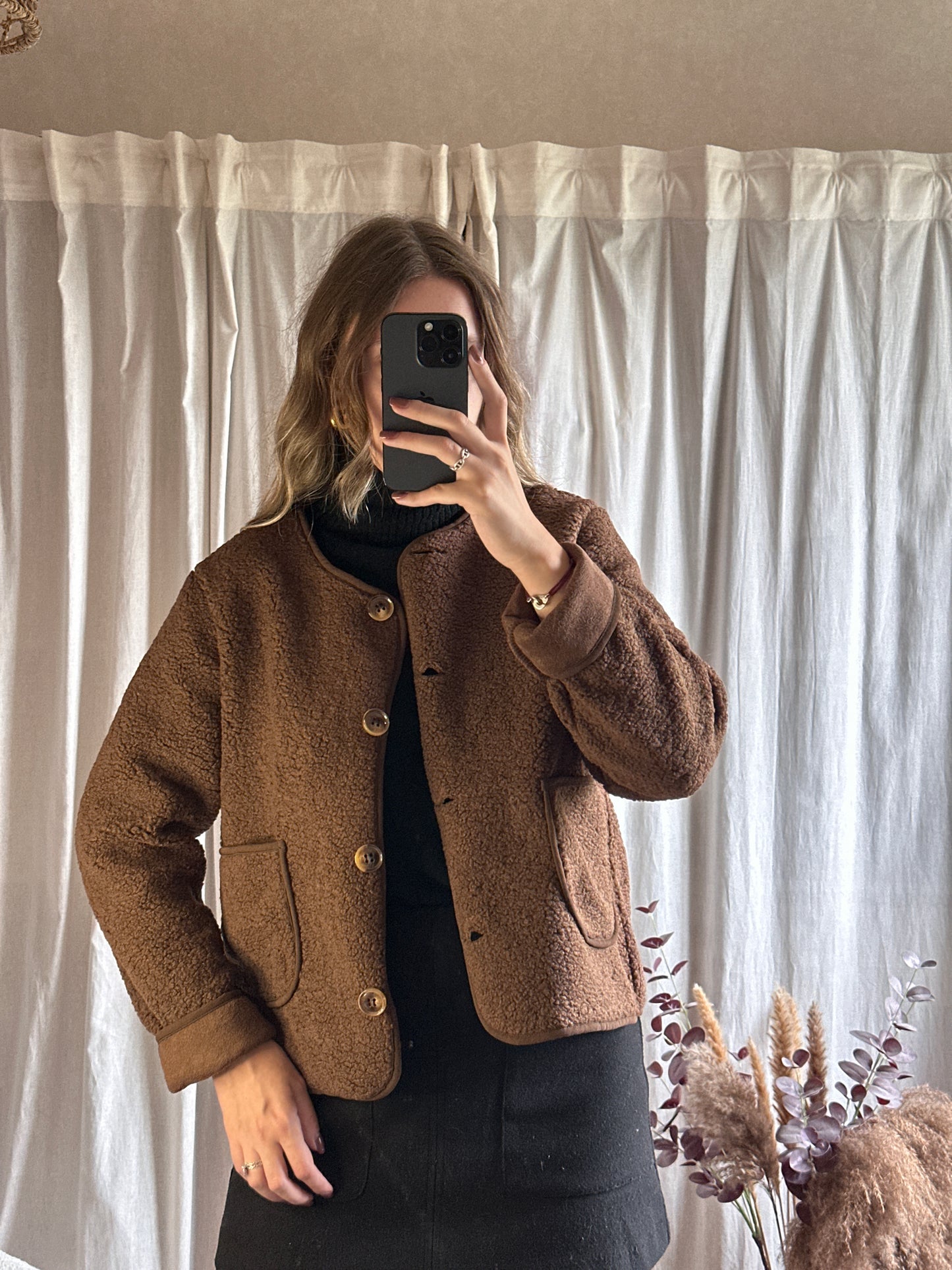 Veste choco à boutons 🇮🇹