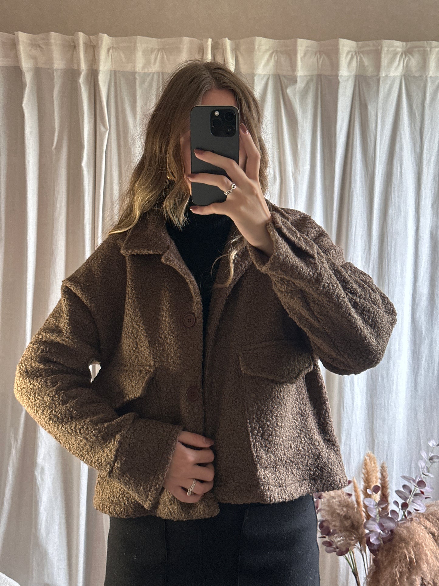 Veste bouclette choco 🇮🇹