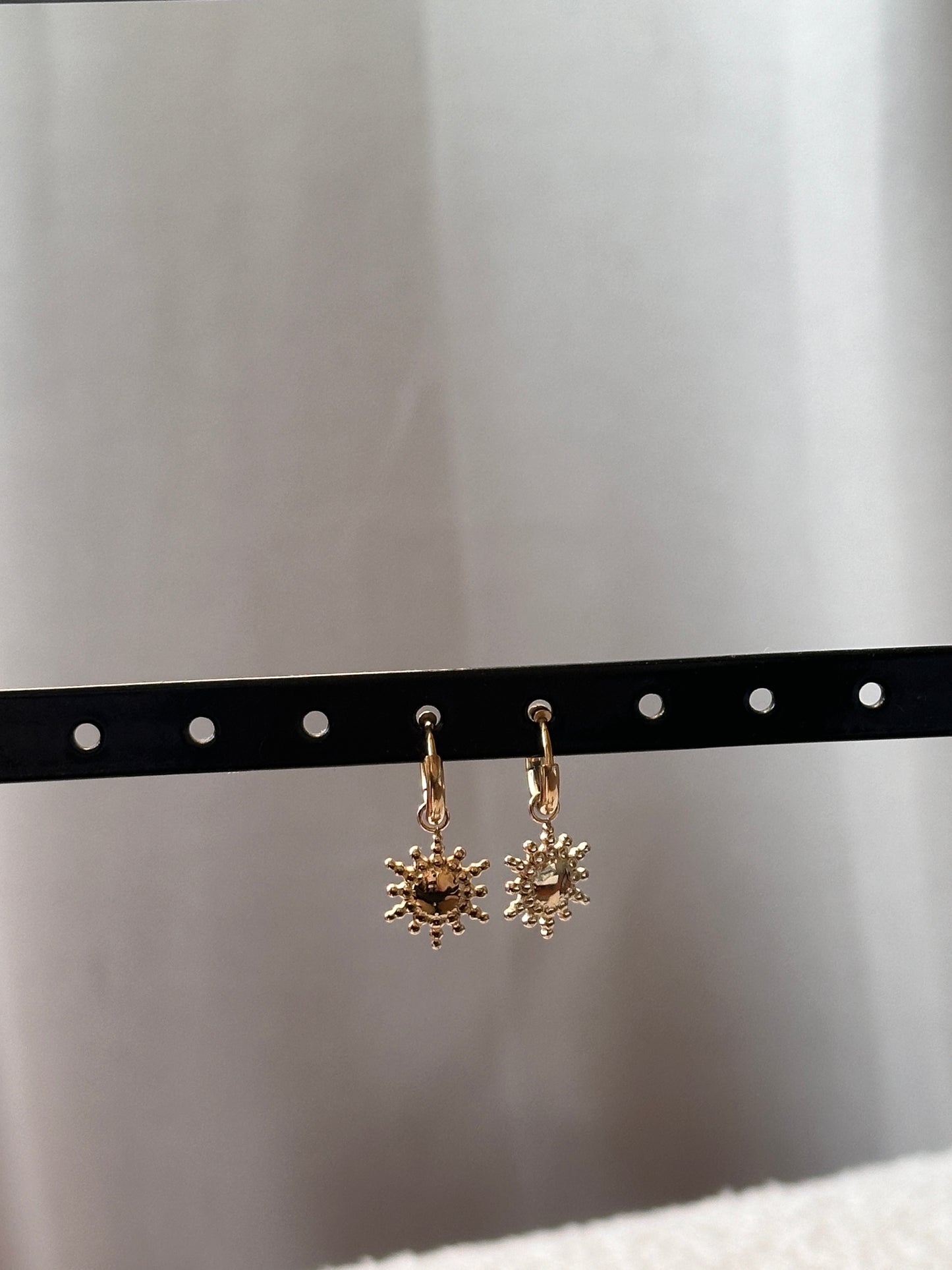Boucles d'oreilles soleil
