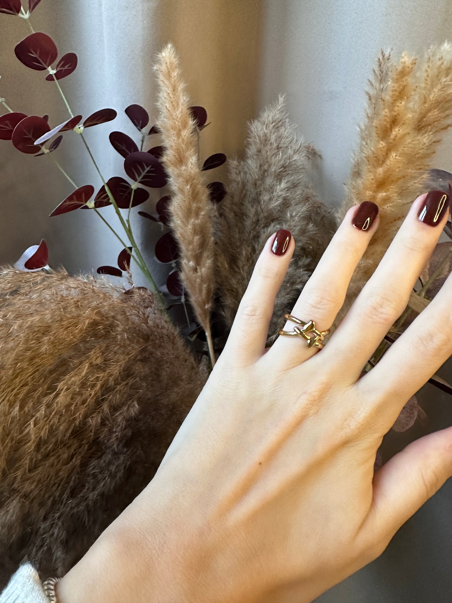 Bague dorée