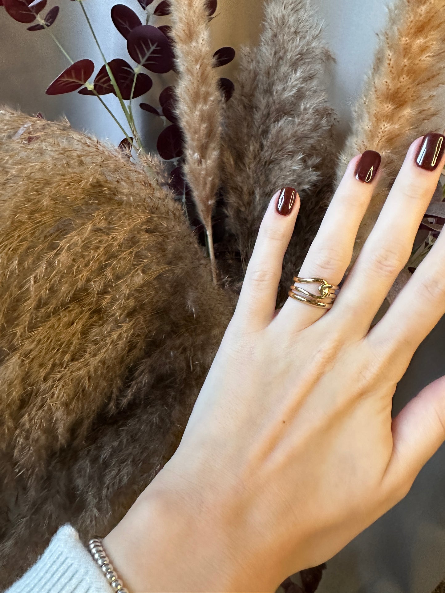 Bague double rang