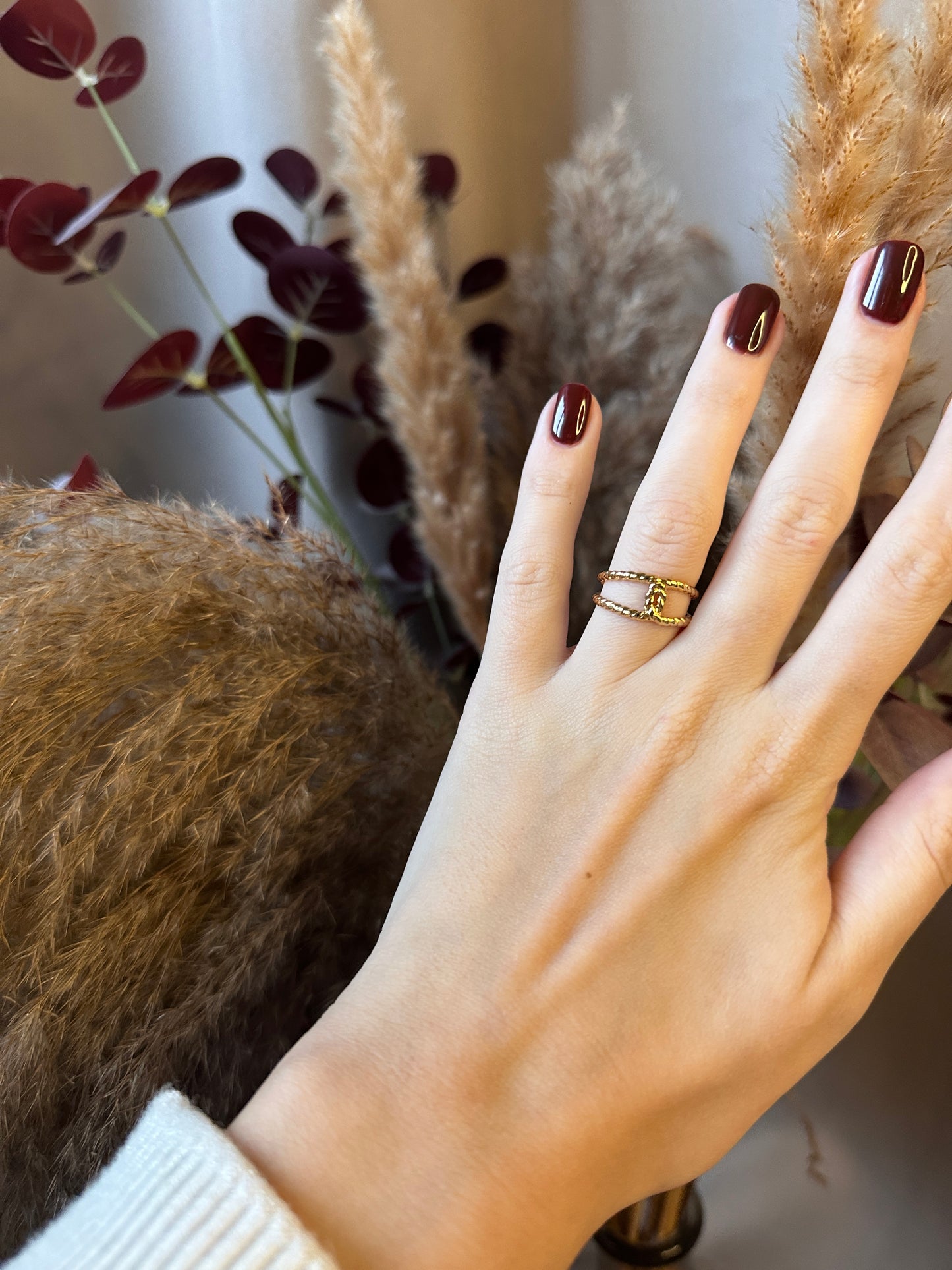 Bague dorée