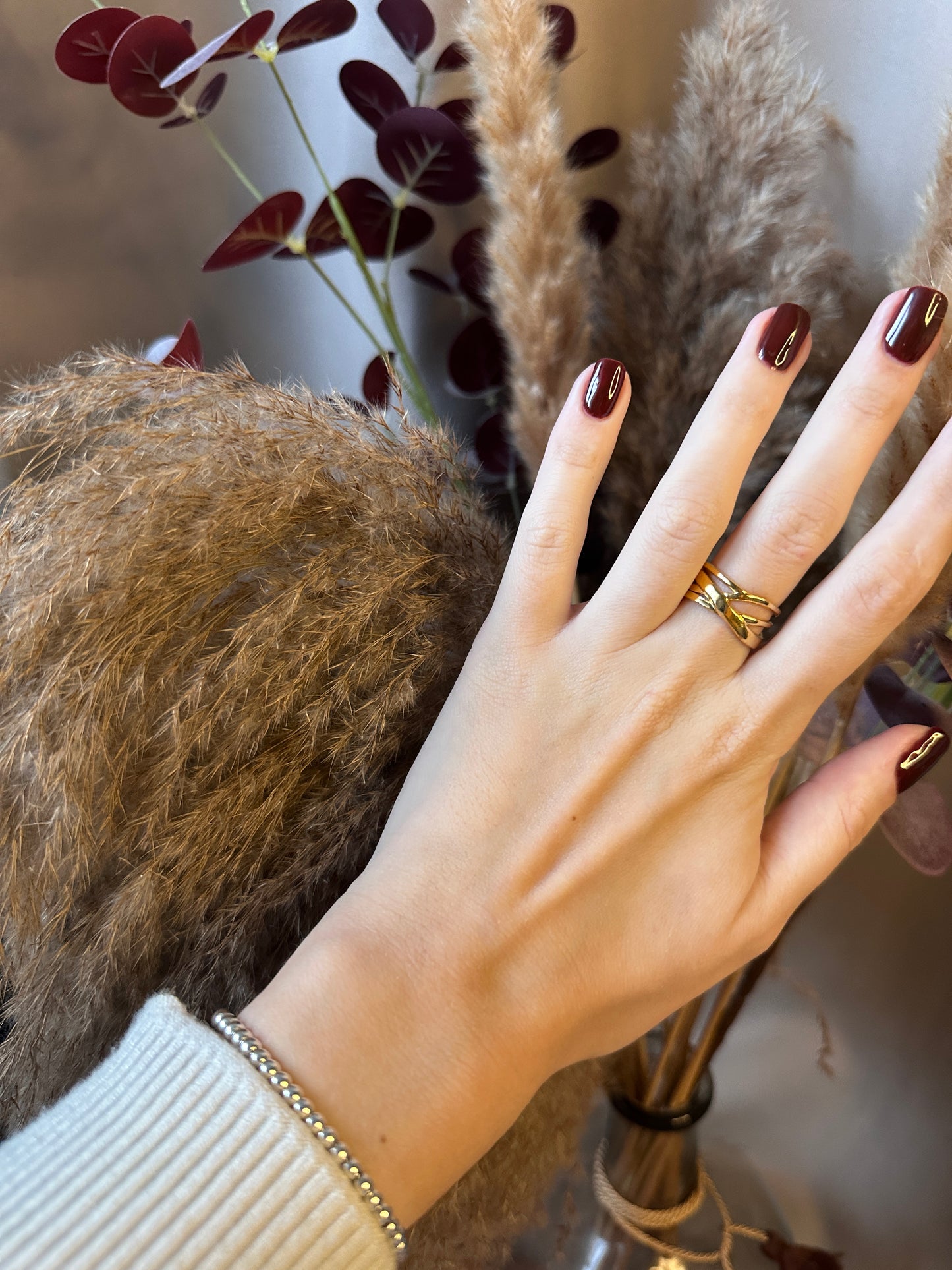 Bague dorée