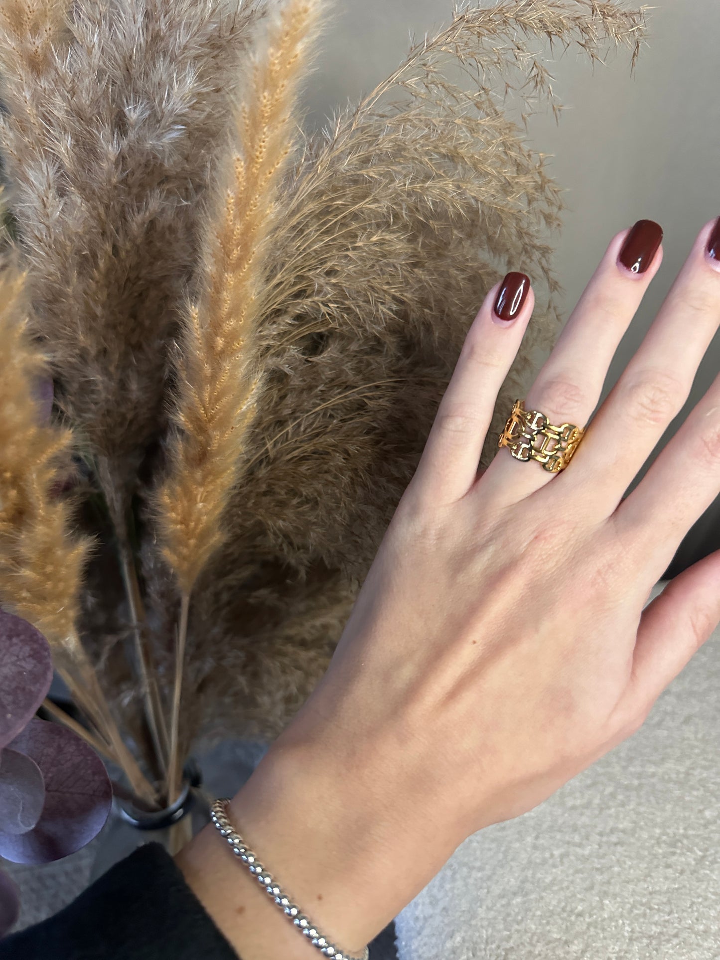 Bague dorée