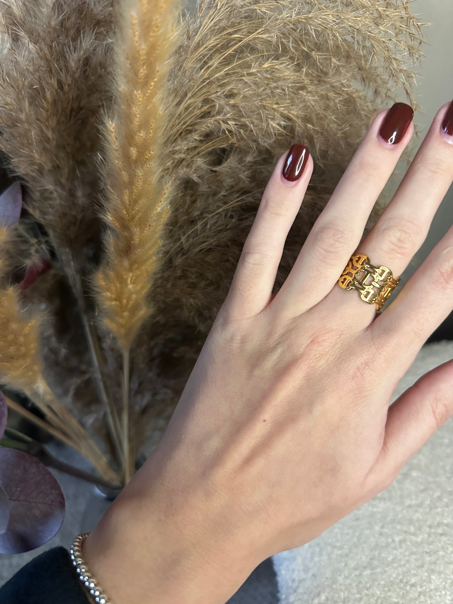 Bague dorée