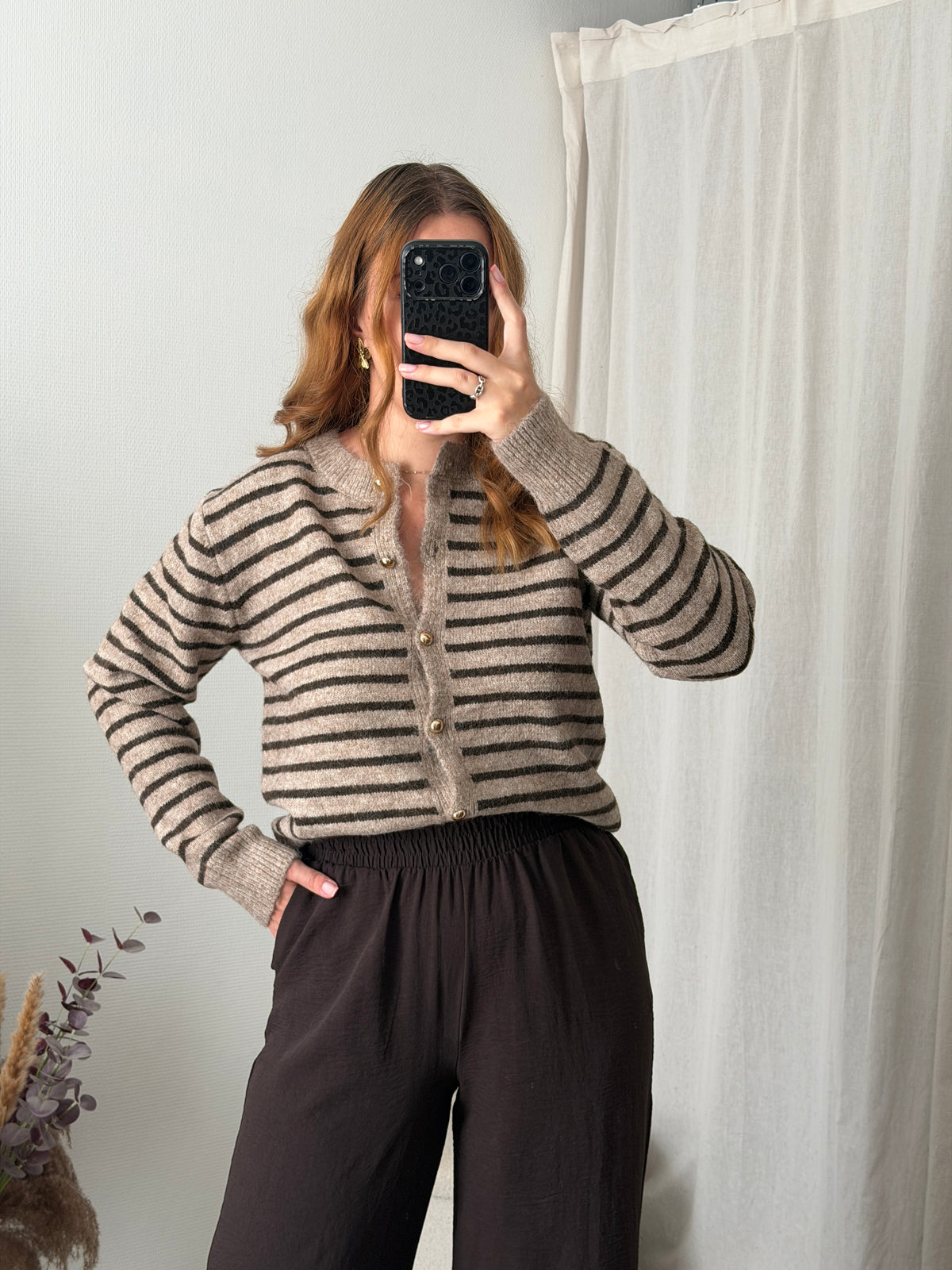 Cardigan à rayure