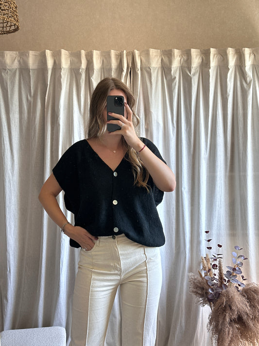 Gilet sans manches noir