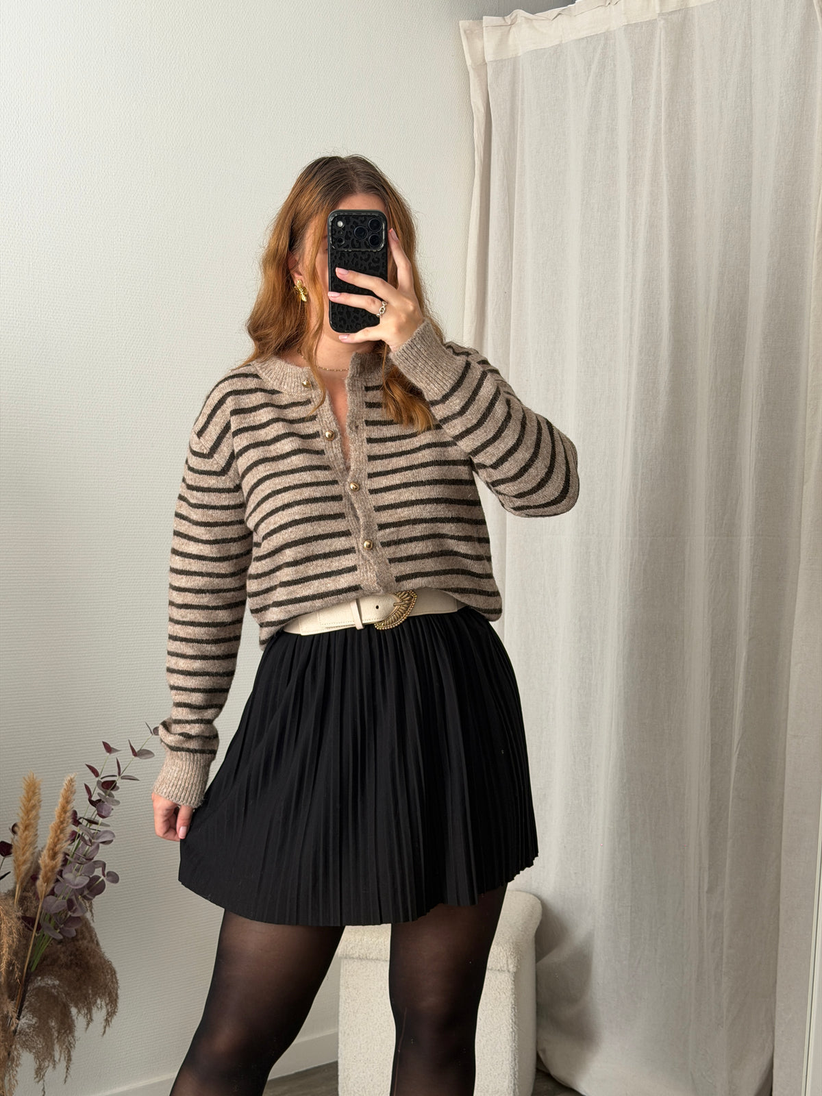 Cardigan à rayure