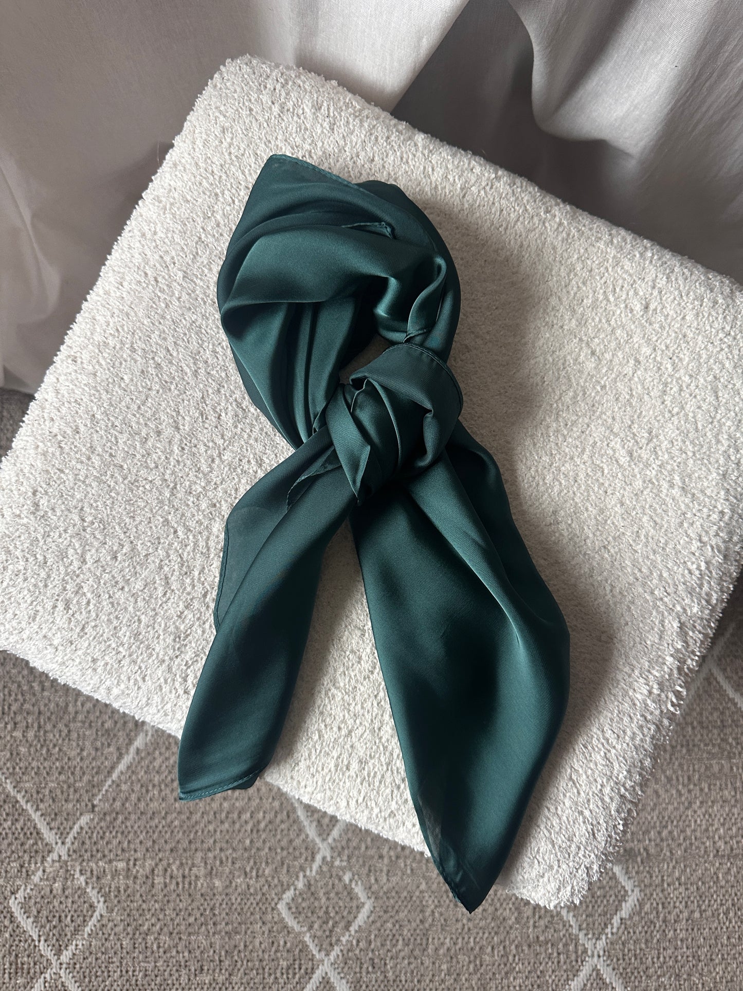 Foulard vert foncé
