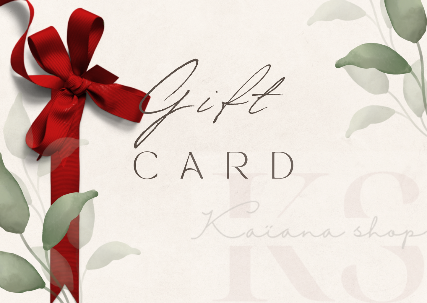 Cartes cadeaux