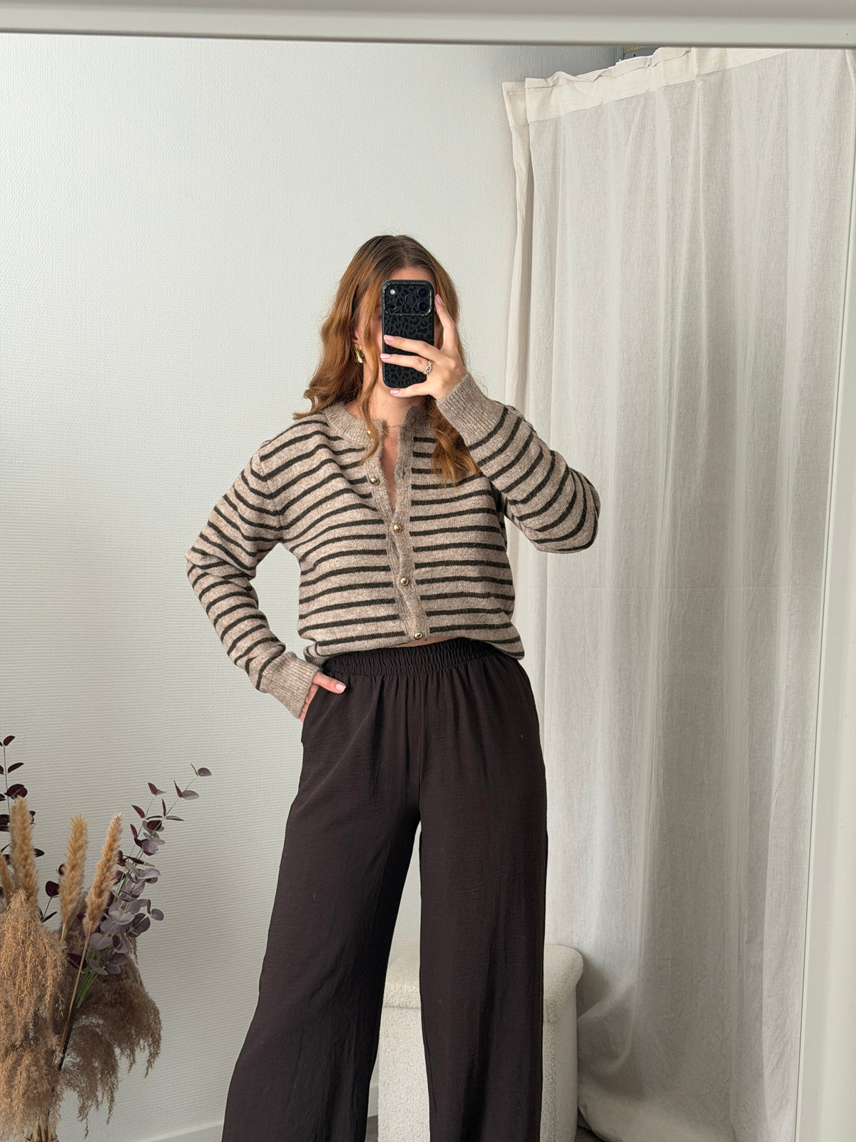 Cardigan à rayure