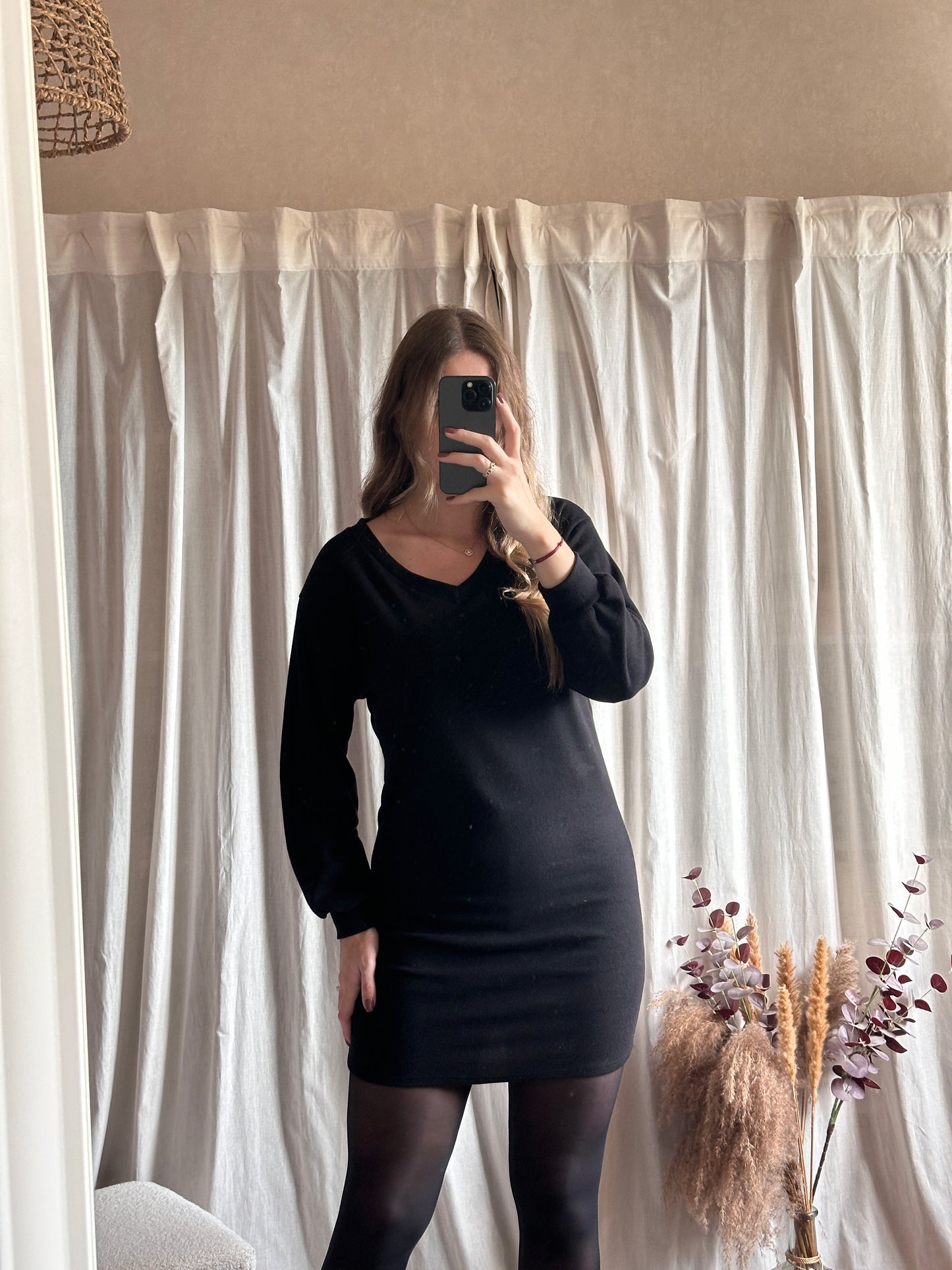Robe pull noir