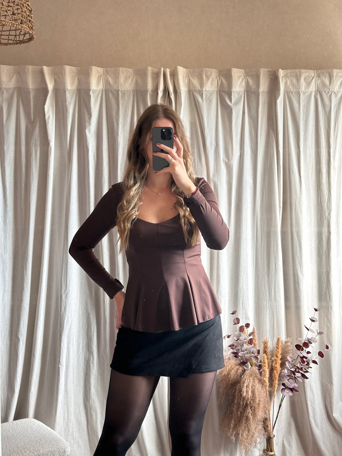 Top chocolat cintré 🇮🇹