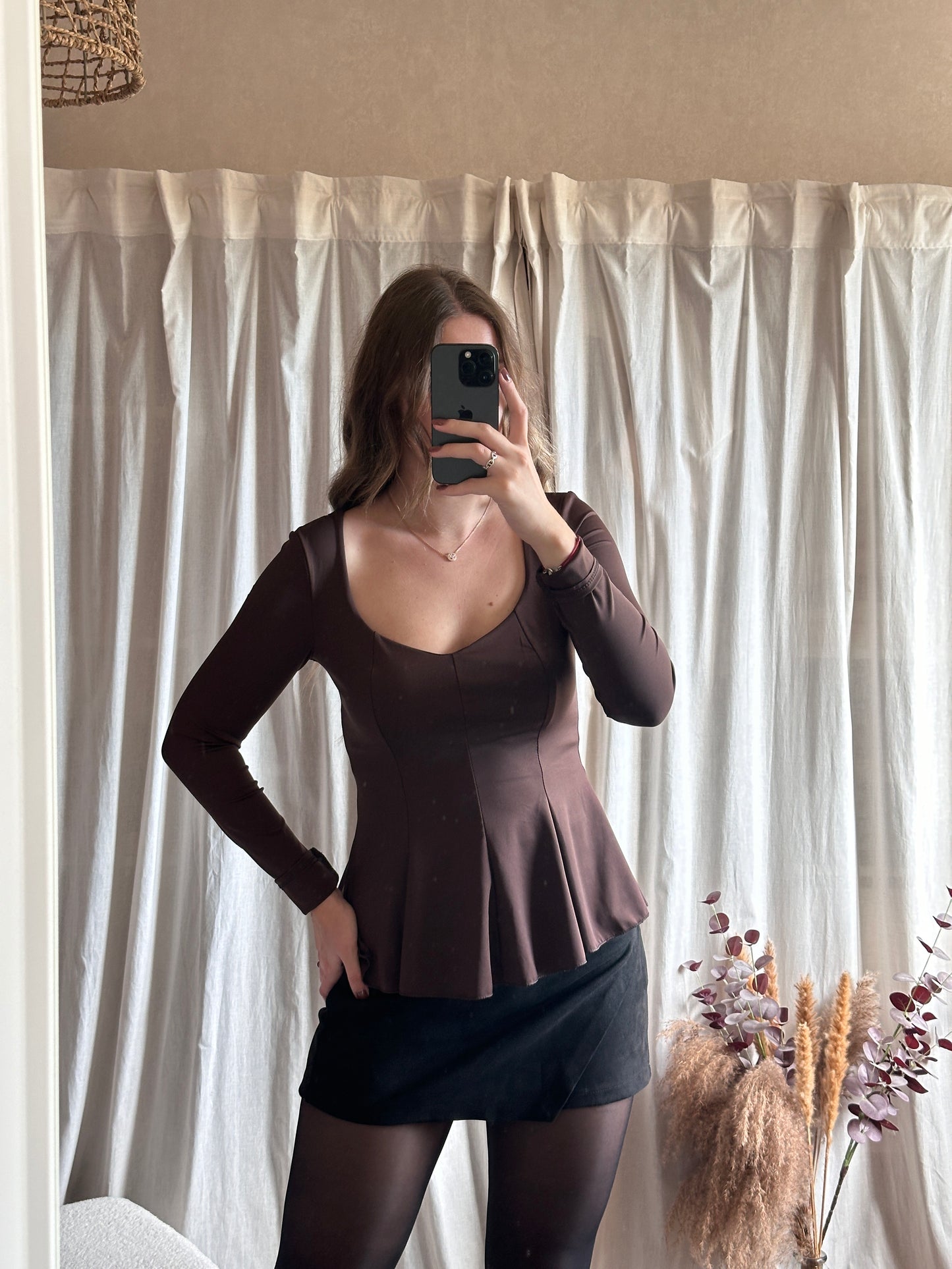 Top chocolat cintré 🇮🇹