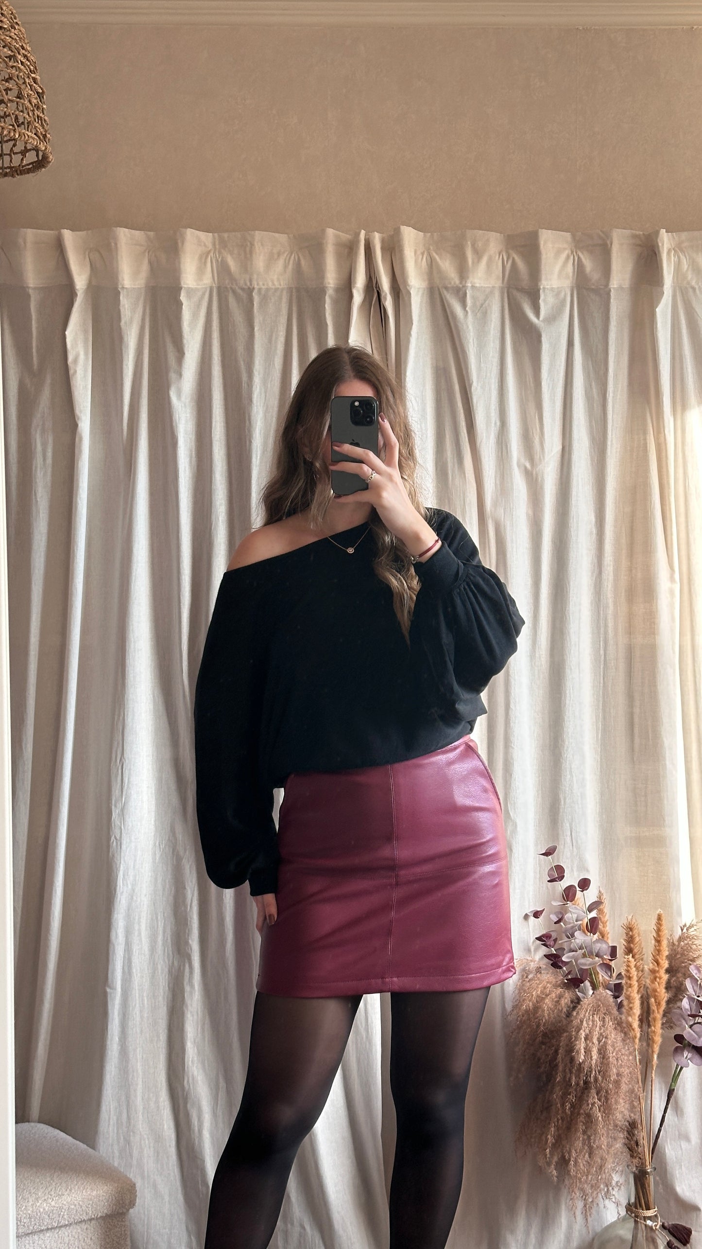 Top épaule dénudé noir