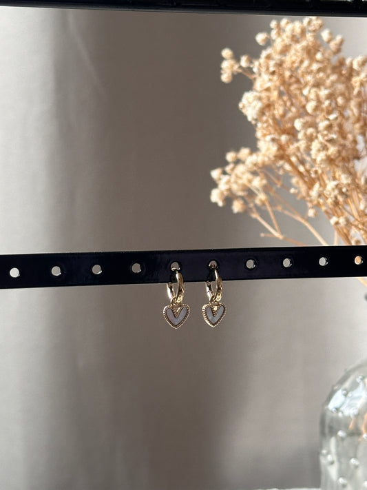 Boucles d'oreilles coeur