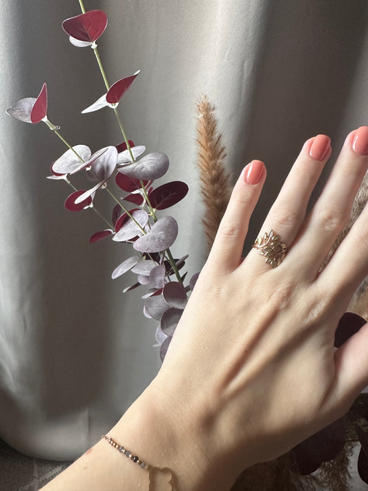 Bague dorée