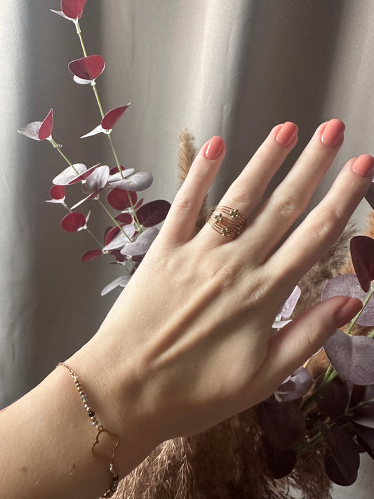 Bague dorée