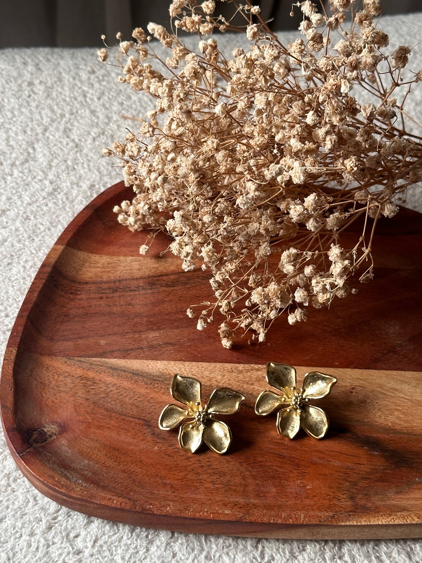 Boucles d'oreilles fleurs