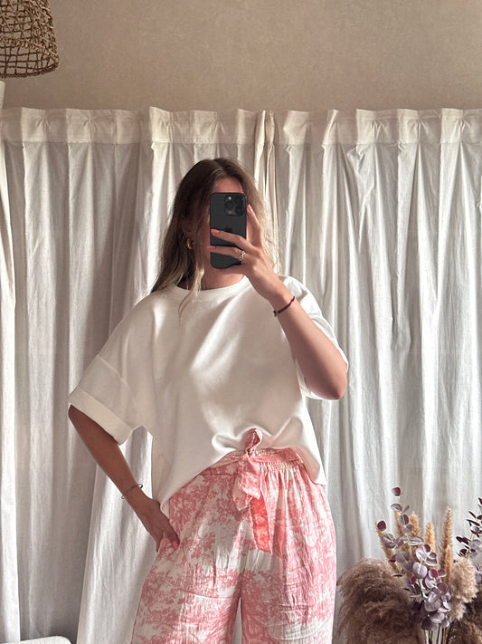 T-shirt oversize blanc 🇮🇹
