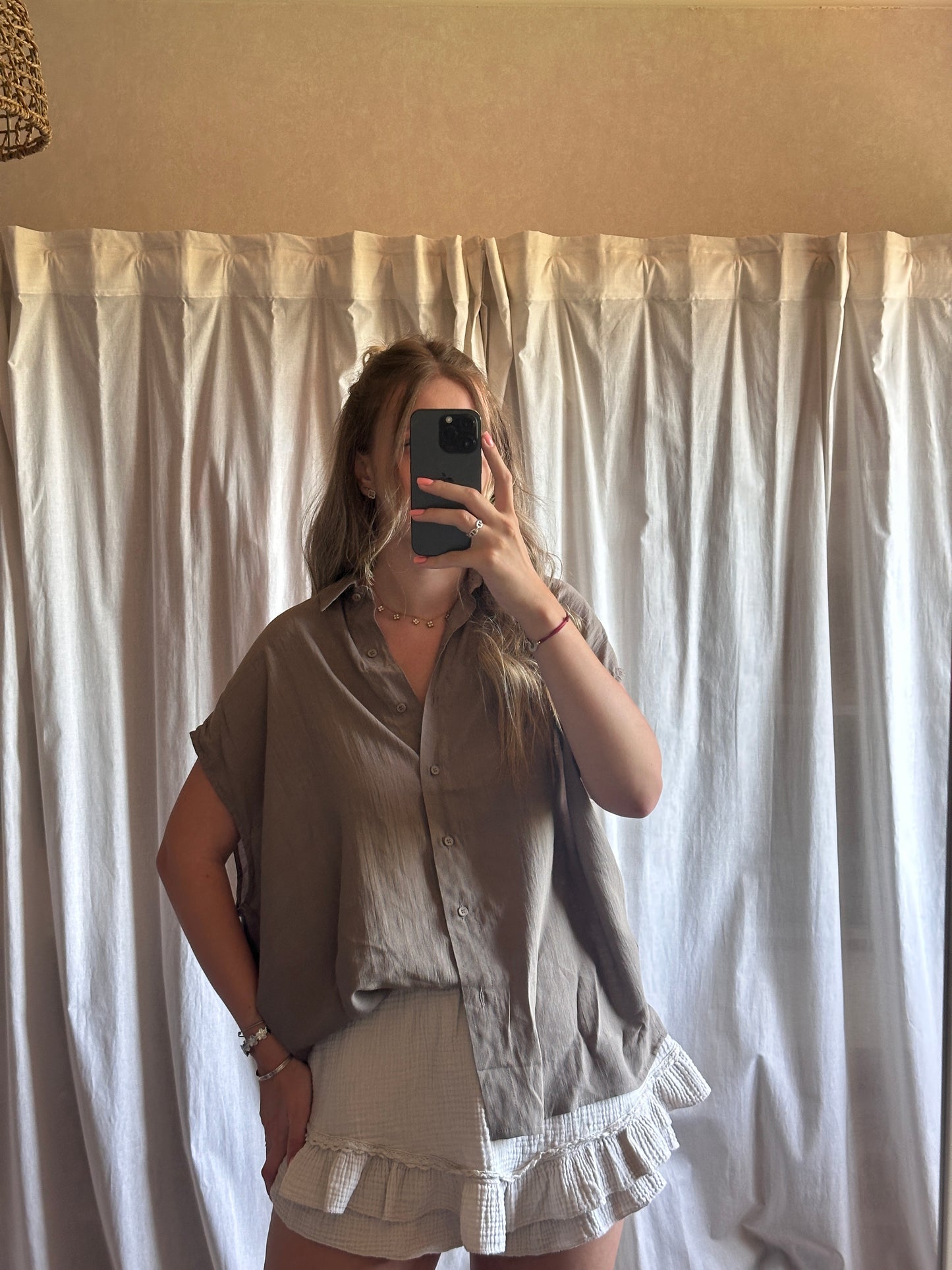 Chemisier taupe