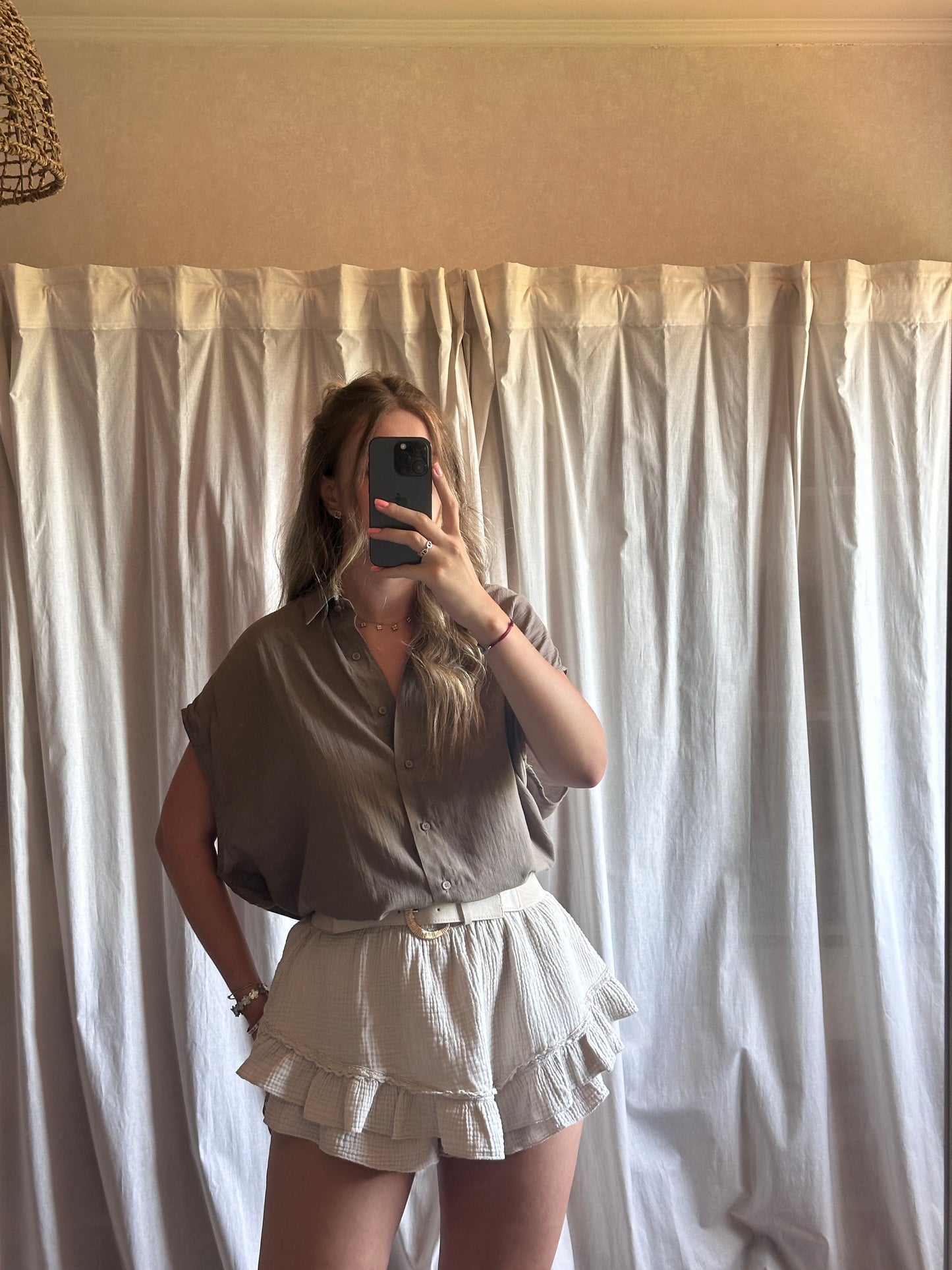 Chemisier taupe