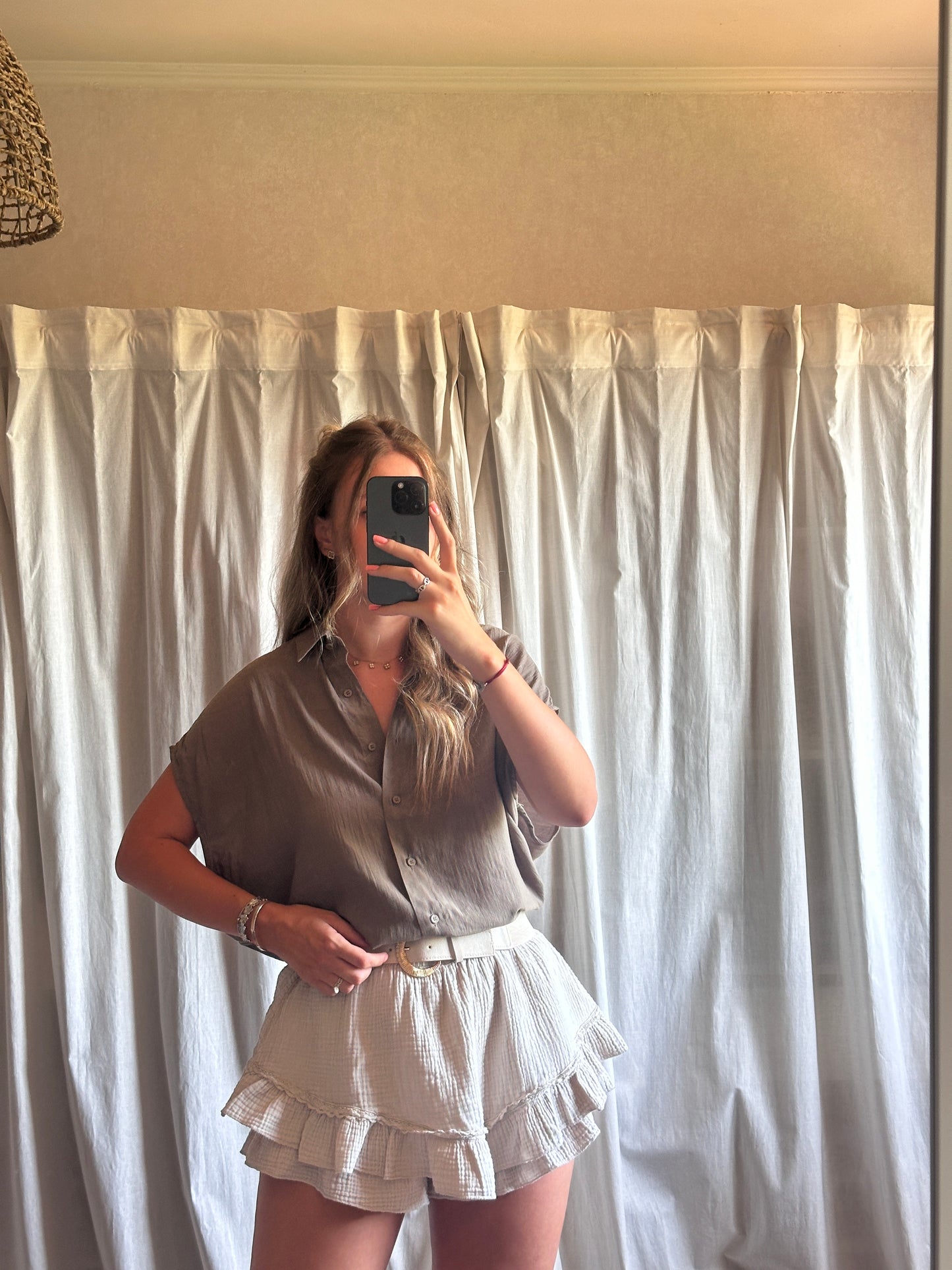 Chemisier taupe