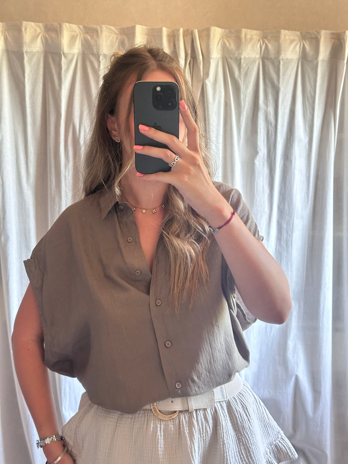 Chemisier taupe