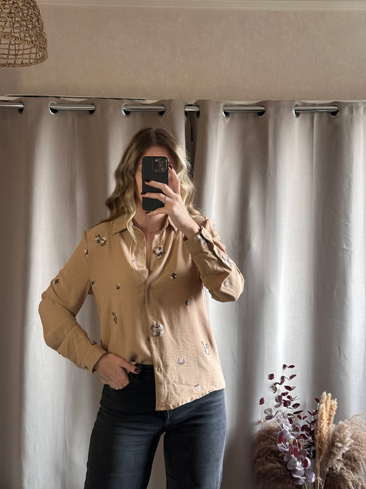 Chemise camel