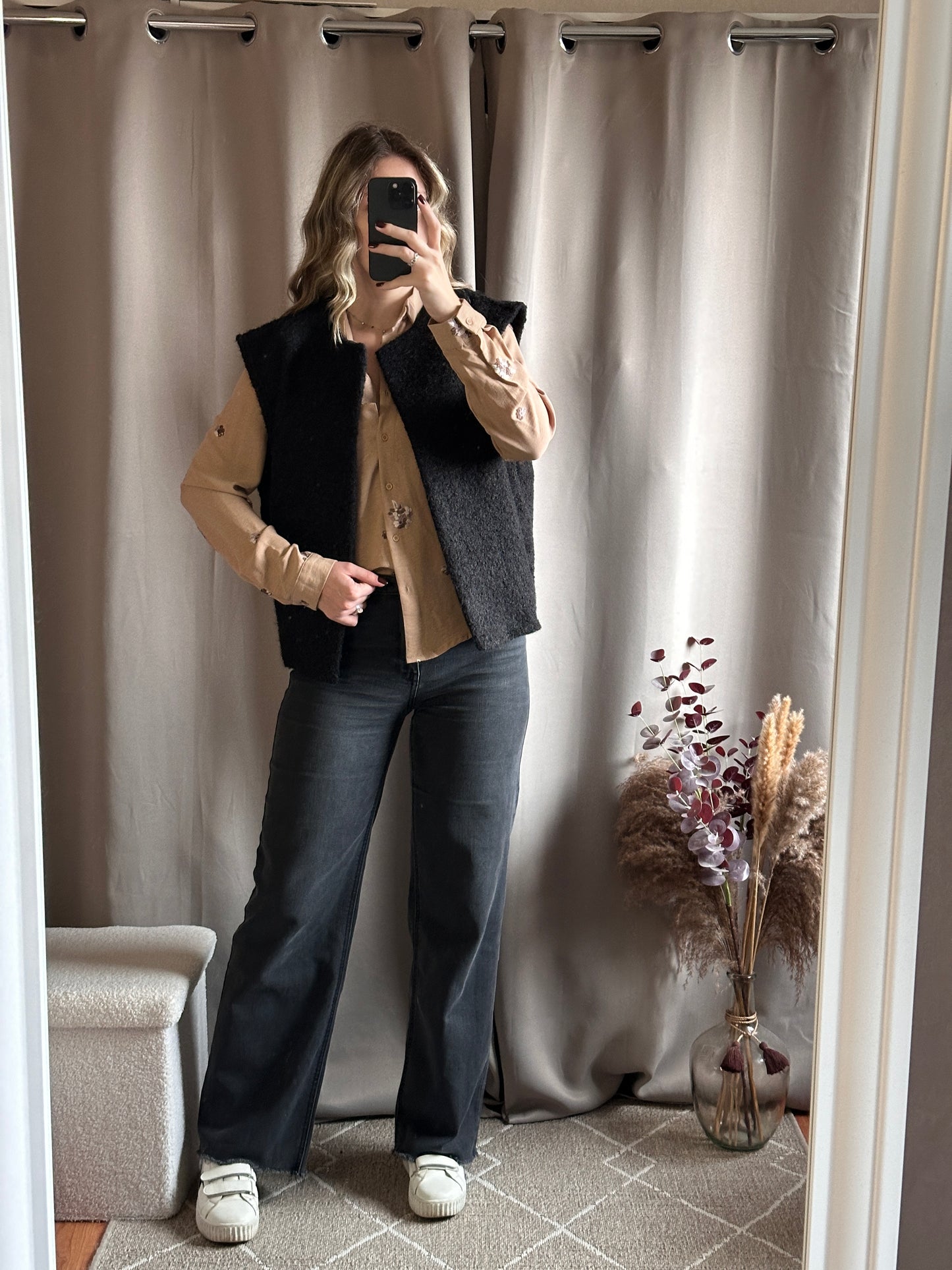 Chemise camel