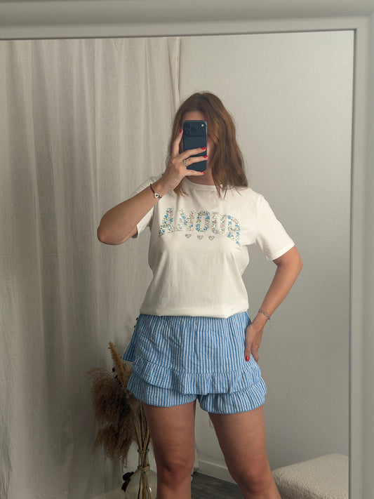 T-shirt coton "Amour"