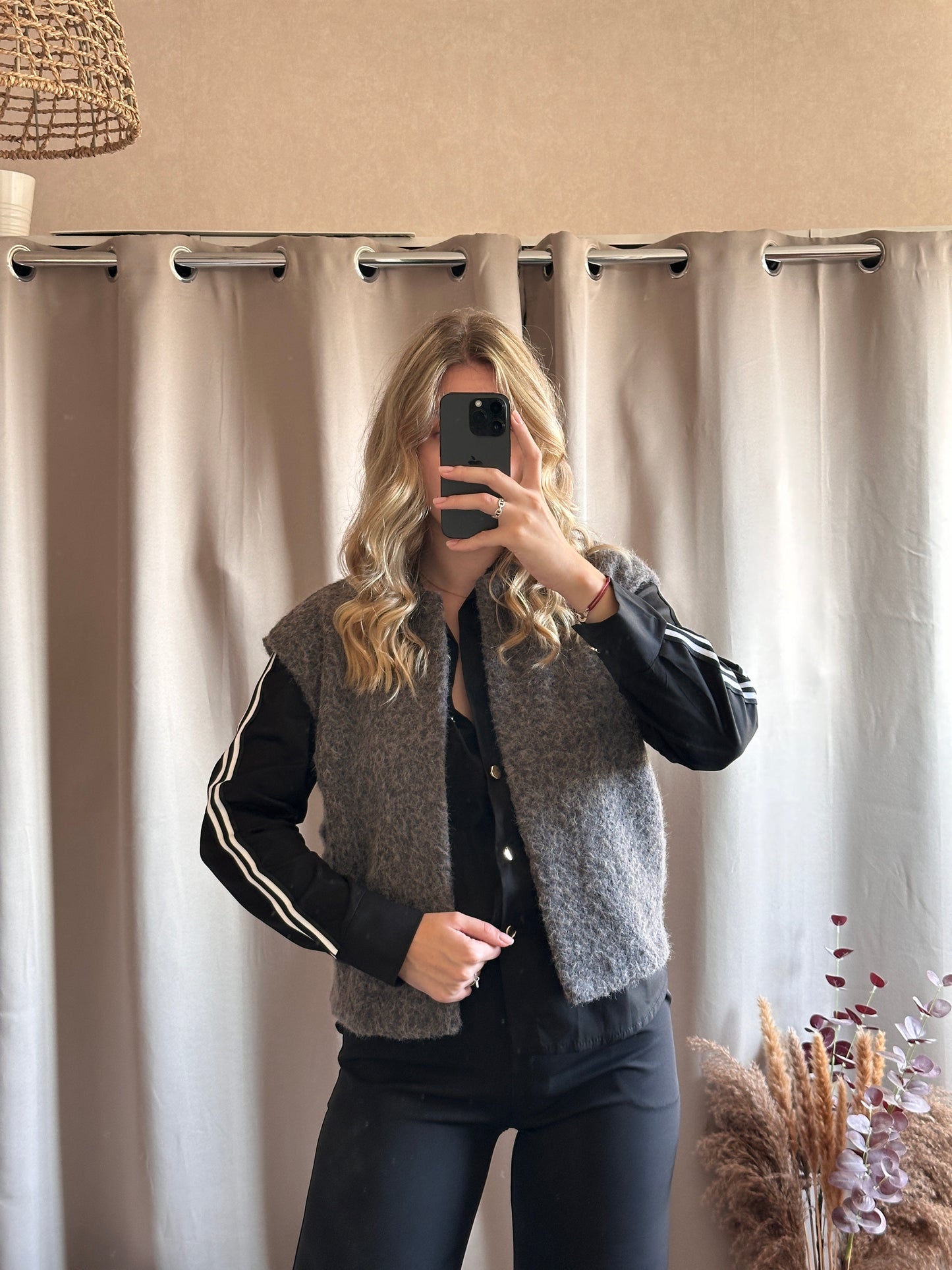 Chemise noir en coton