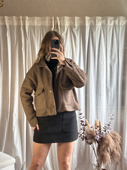 Veste bouclette choco 🇮🇹