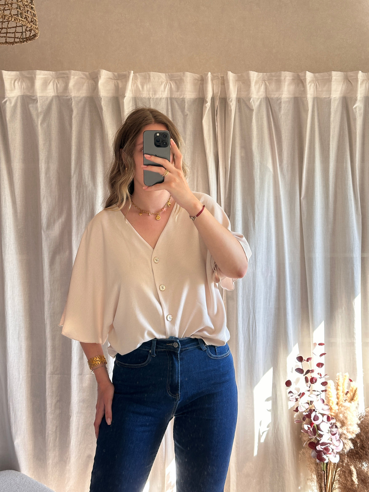 Blouse beige 🇮🇹
